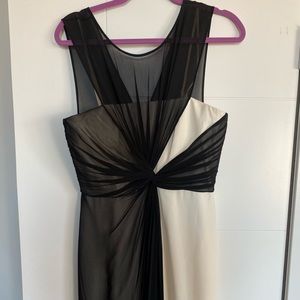 Bcbg Black and white dress